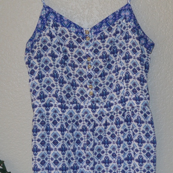 American Eagle Outfitters Ikat Print Boho Romper Size M - Picture 3 of 9